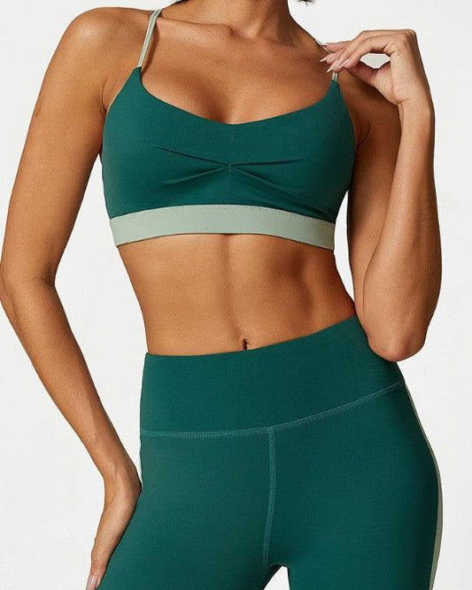 Dual-Tone Green Edge Top