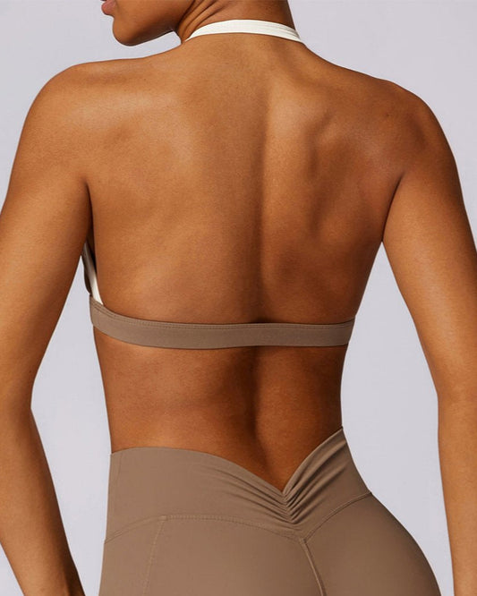 V Backless Top